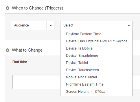 Audiences as Triggers