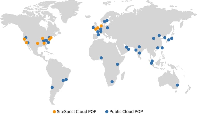 How Does SiteSpect Work - World Map