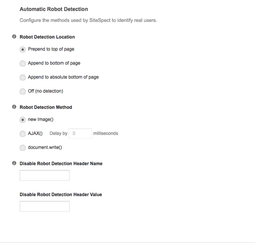 How does SiteSpect handle robots, bots, and crawlers - Automatic Robot Detection II