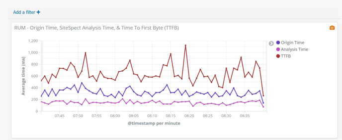 Real User Monitoring - Graphs - Add a Filter