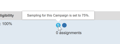 Report Sampling - Viewing the Sampling Rate Icon