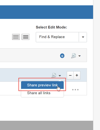 Test a New Search Algorithm - Step 5 Select Edit Mode
