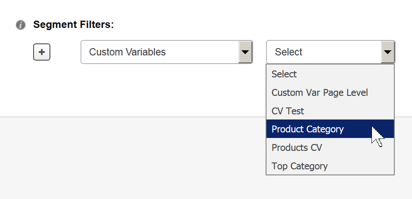 Using Custom Variables for Reporting - Segment Filters