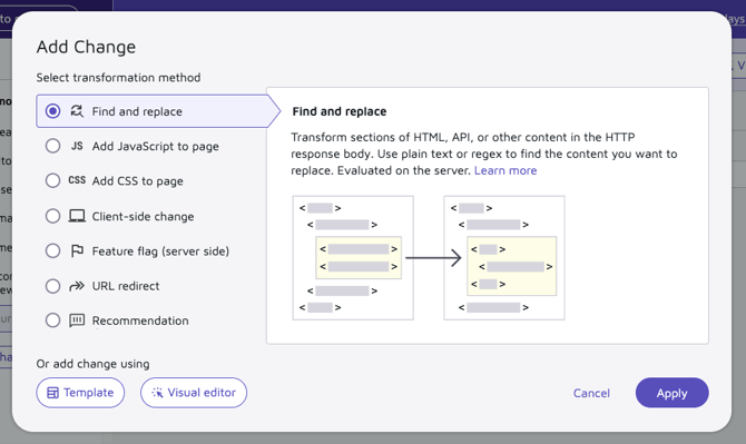 change-tandformation-method